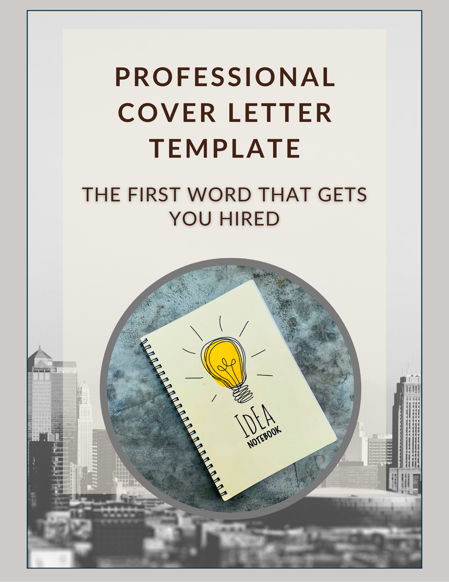 Personalized Cover Letter Template - Resume Writing Services