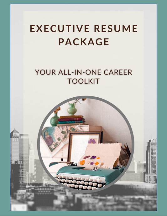 Executive/C-Suite Resume Package - The Blueprint T.A.P Talent Acquistion Strategy